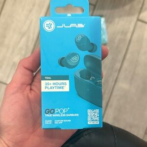 JLab Go Pop+ True Wireless Earbuds - Teal